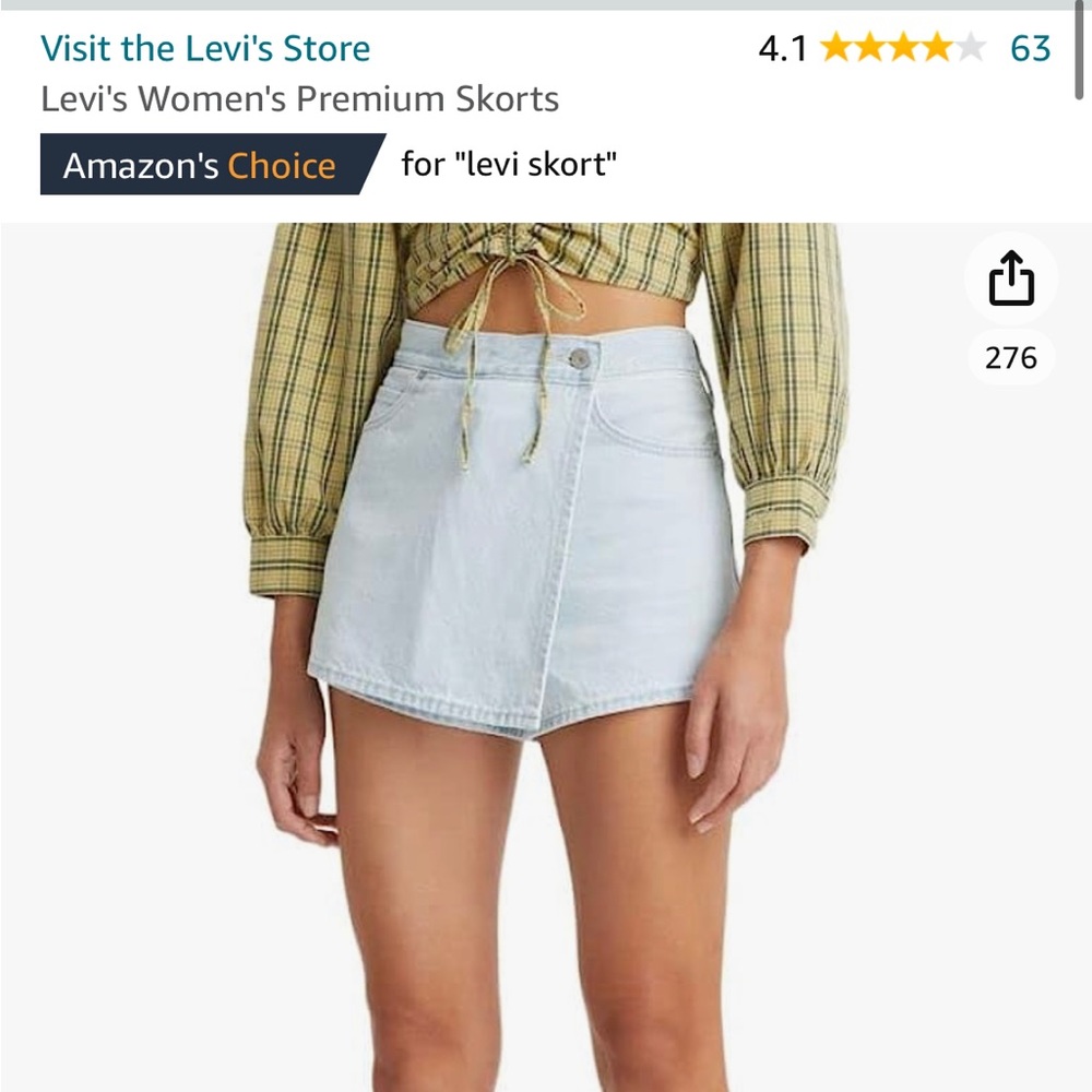 Levi's Women's Premium Skort